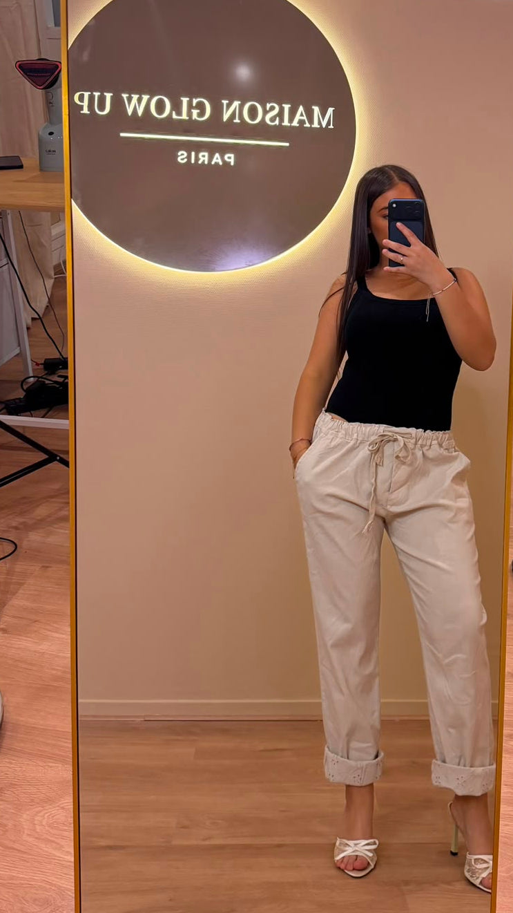 Pantalon effet Lin CROISIERE