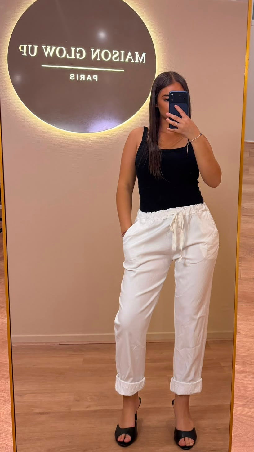 Pantalon effet Lin CROISIERE