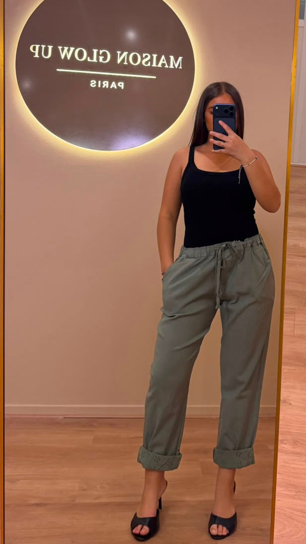 Pantalon effet Lin CROISIERE