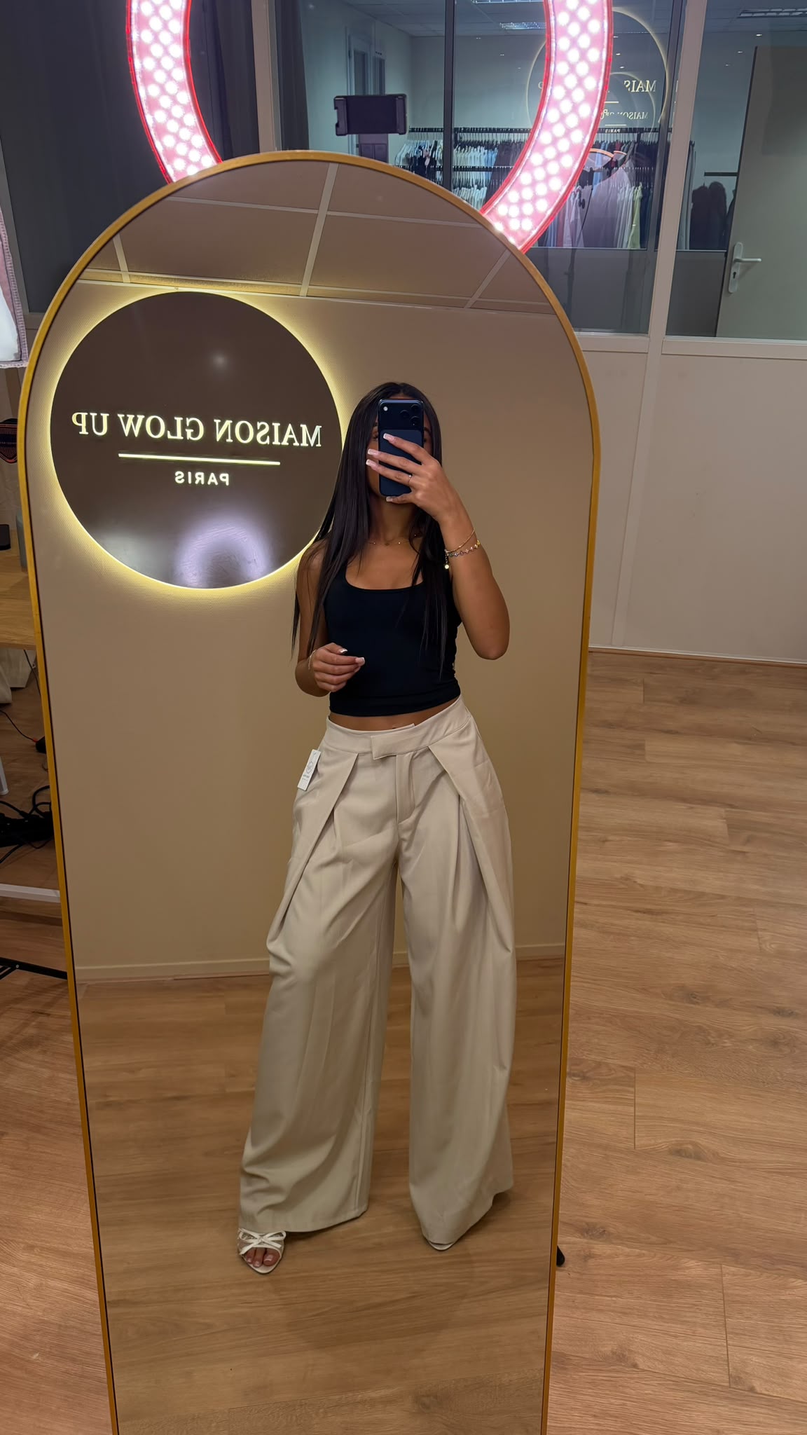 Pantalon Tailleur Long Coupe Large