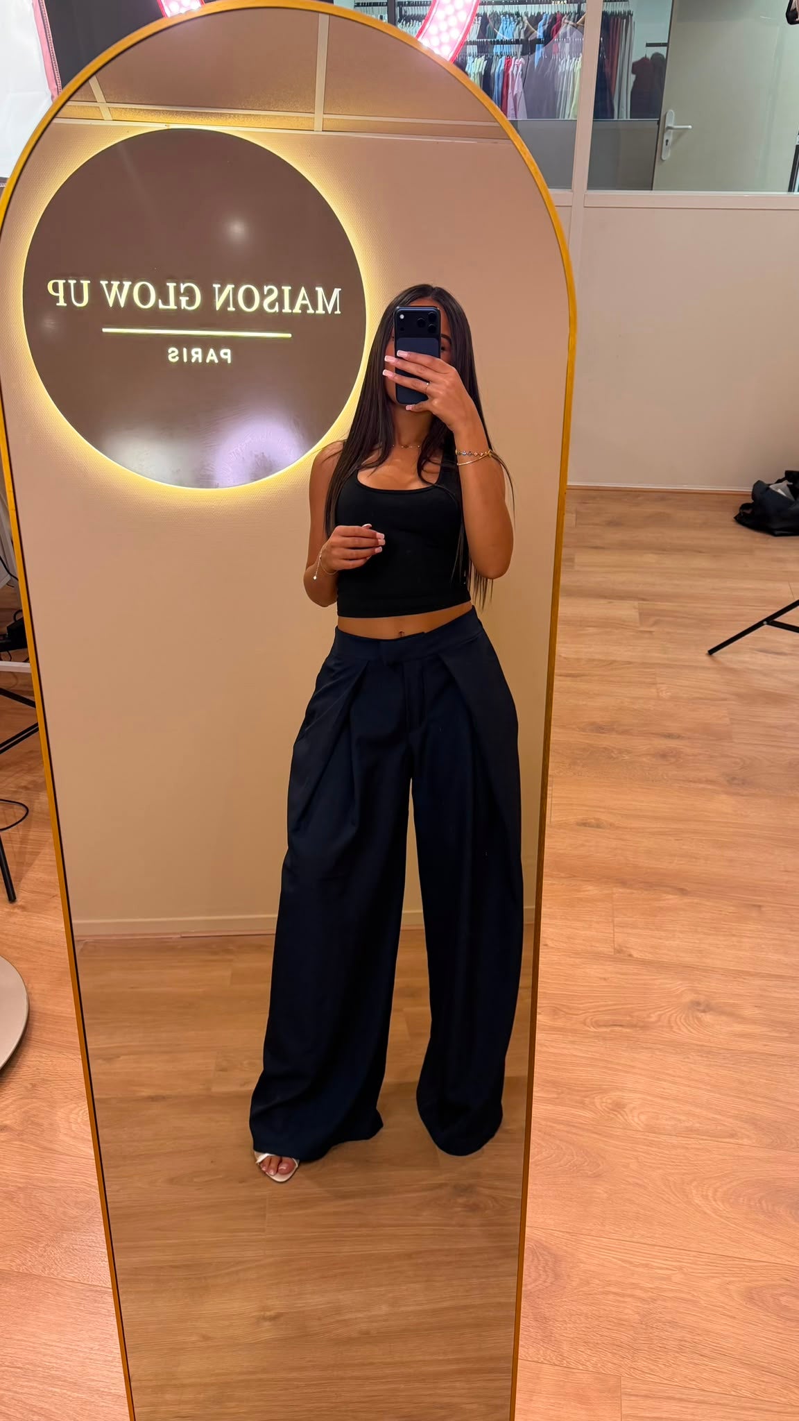 Pantalon Tailleur Long Coupe Large