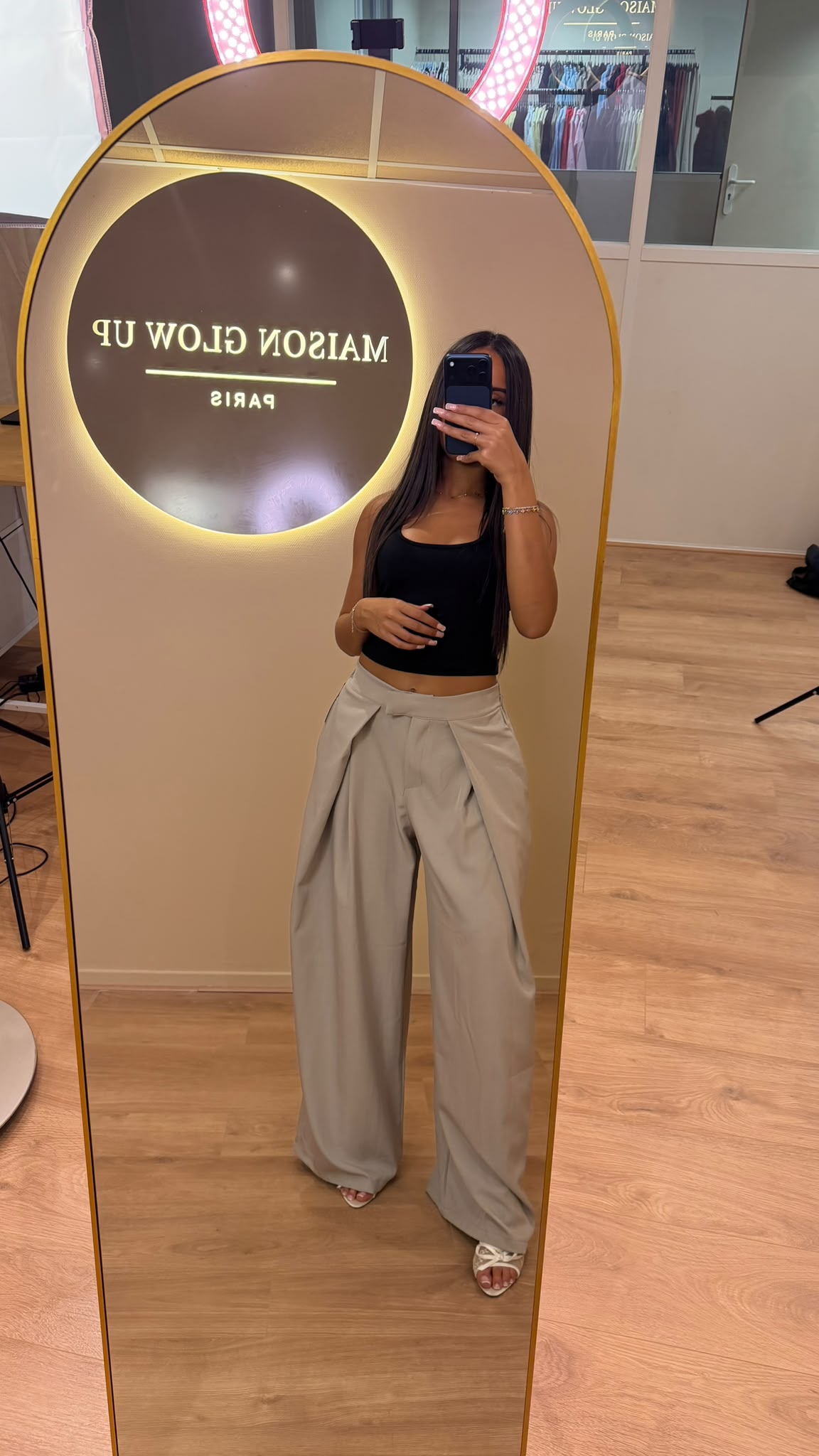 Pantalon Tailleur Long Coupe Large